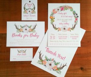 Baby Shower Invitation Package