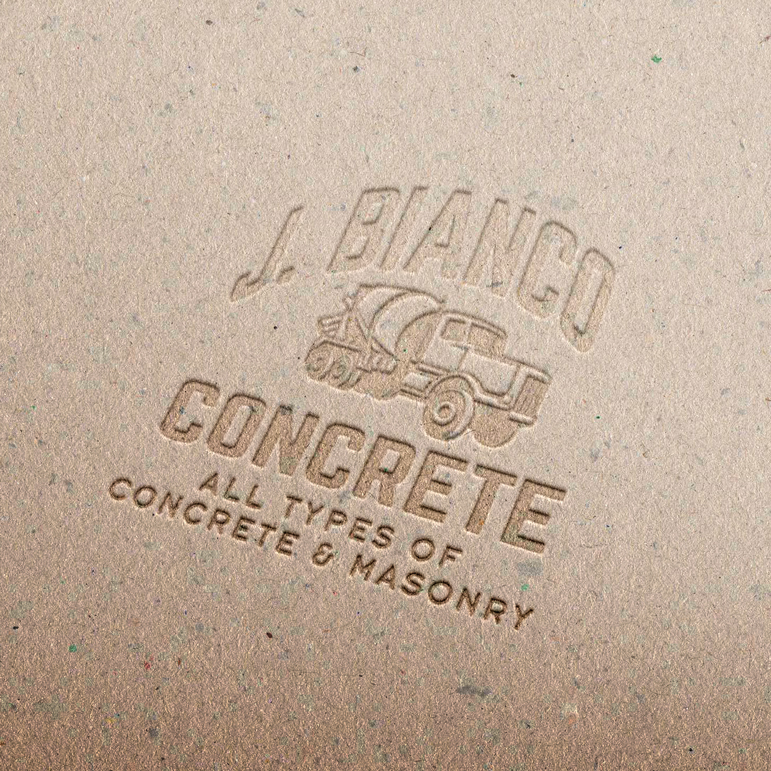 J. Bianco Concrete Logo