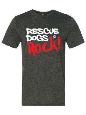 Rescue Dogs Rock! T-Shirt Design