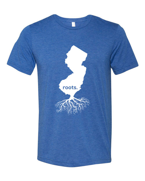 Jersey-Roots Design Unisex-Royal
