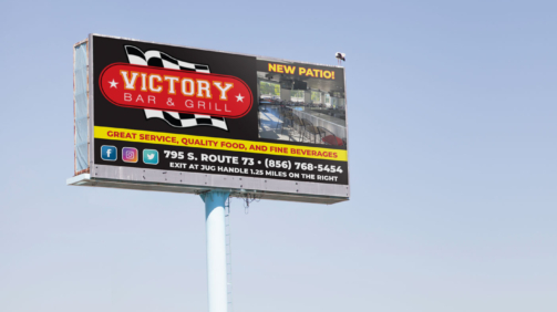 Victory Bar & Grill Billboard Design